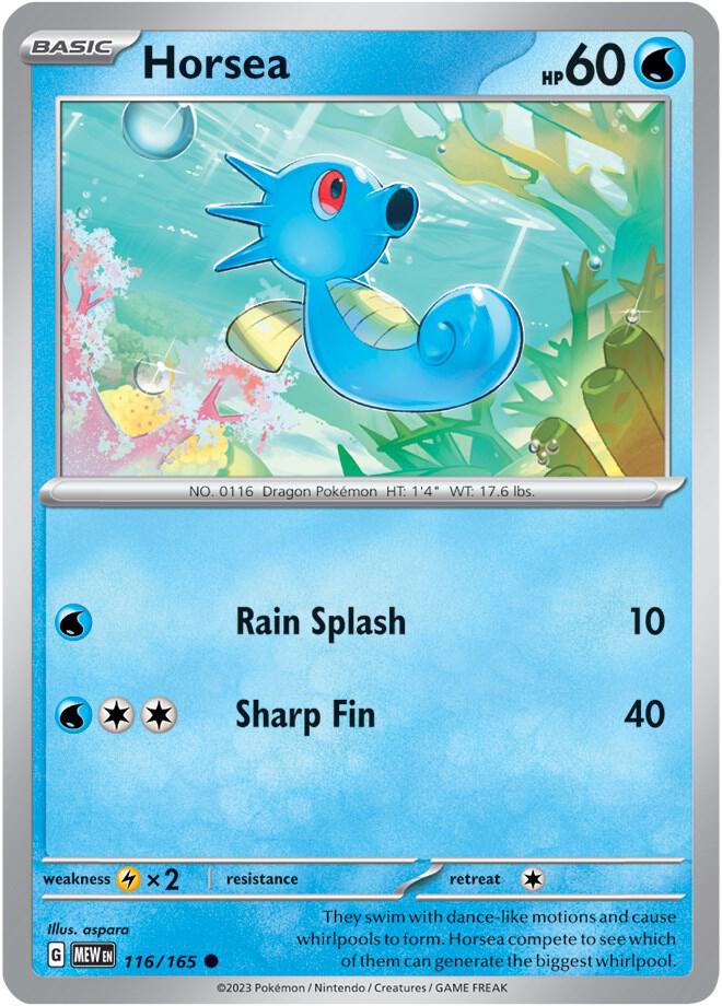 Horsea 116/165