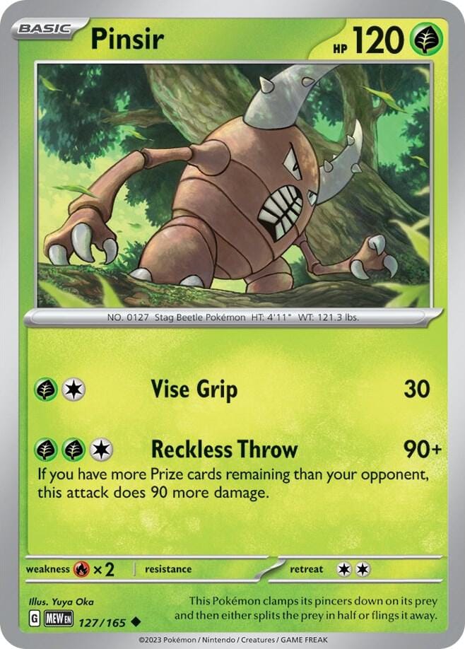 Pinsir 127/165