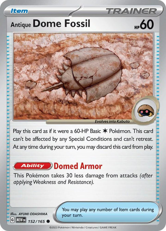 Antique Dome Fossil 152/165