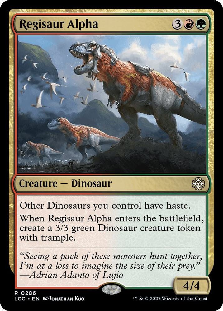 Regisaur Alpha R0286