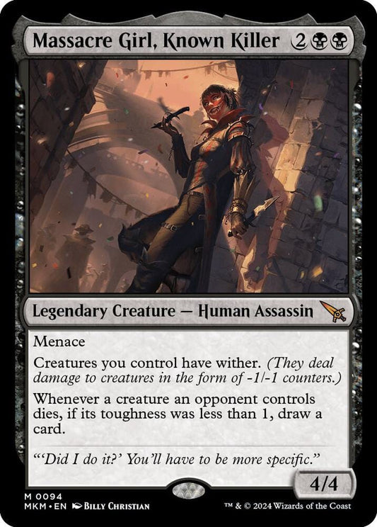 Massacre Girl, Known Killer M0094