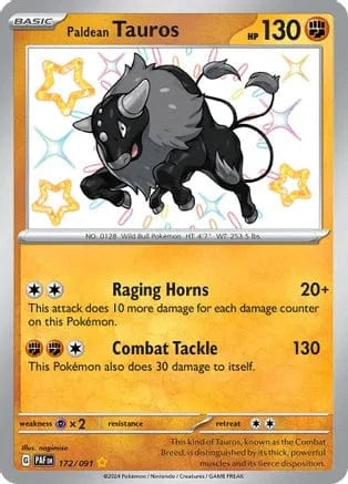 Paldean Tauros 172/091
