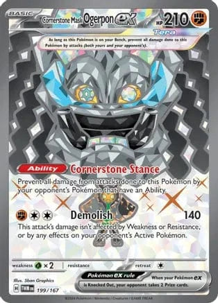 Cornerstone Mask Ogerpon Ex 199/167