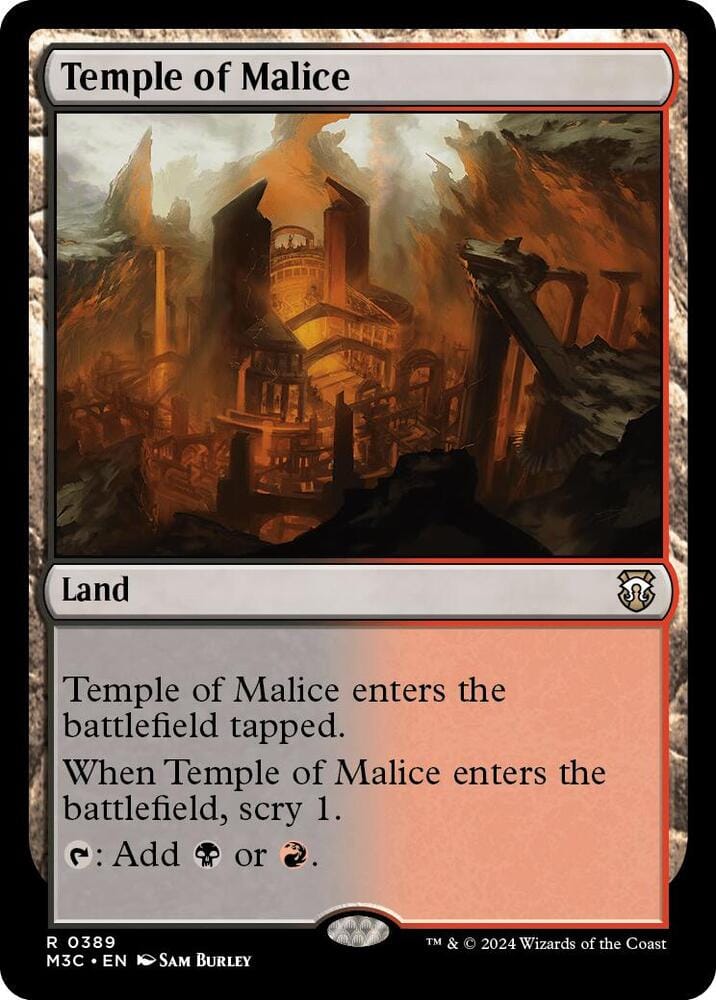 Temple of Malice (Retro Frame) - Commander: The Brothers' War (BRC)