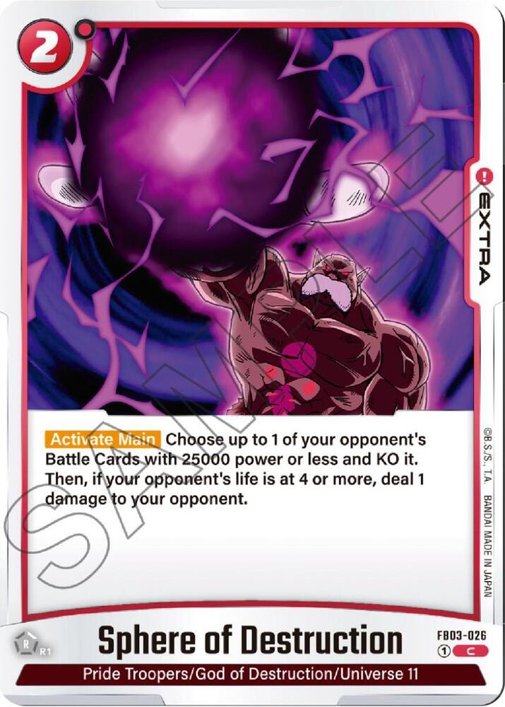 Sphere of Destruction FB03-026