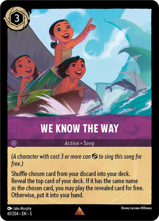 We Know the Way 61/204