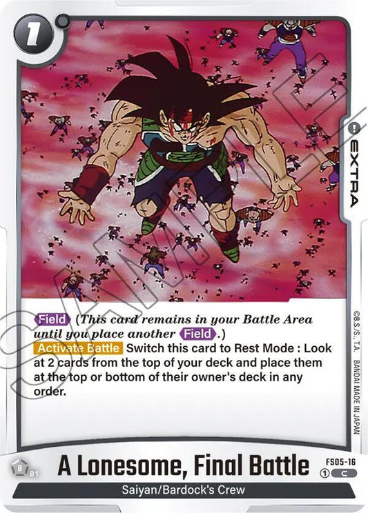 A Lonesome, Final Battle - Starter Deck 5: Bardock (FS05)