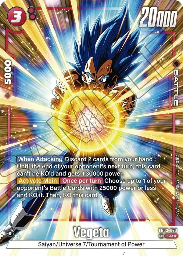 Vegeta - FB03-020 (Alternate Art) – Afkstore.cl