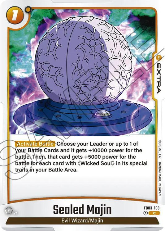 Sealed Majin FB03-103