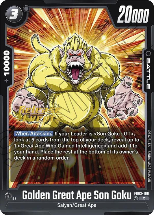 Golden Great Ape Son Goku FB03-106