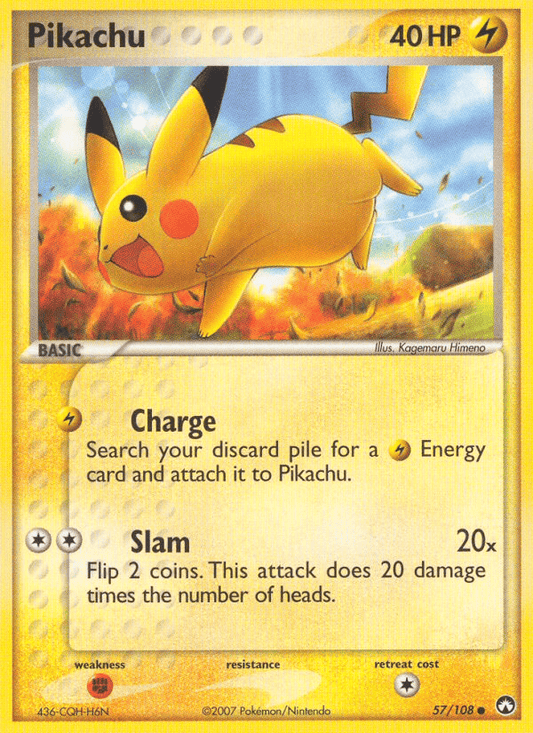Pikachu 57/108