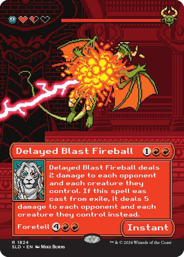 Delayed Blast Fireball (Rainbow Foil) R1824