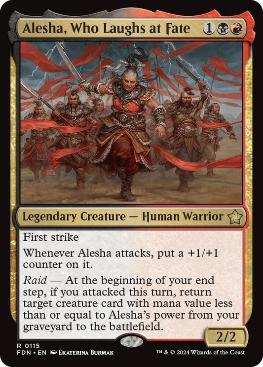 Alesha, Who Laughs at Fate R115