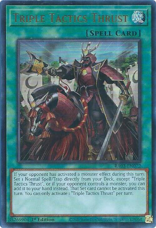 Triple Tactics Thrust