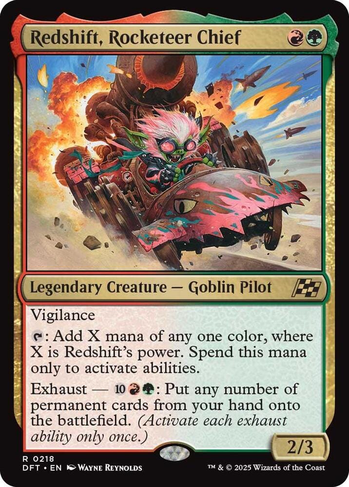 Redshift, Rocketeer Chief R218
