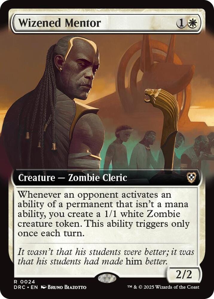 Wizened Mentor (Extended Art) R0024
