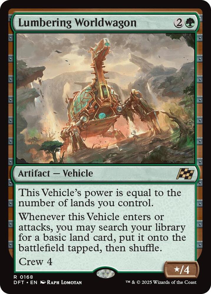 Lumbering Worldwagon R168