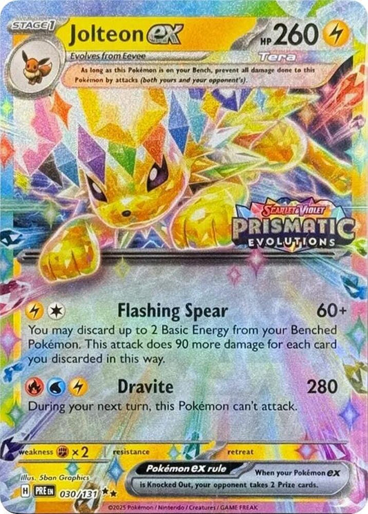 Jolteon ex - 030/131 (Prismatic Evolutions Stamp) 030/131
