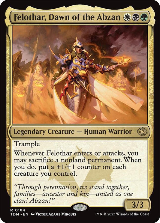 Felothar, Dawn of the Abzan R184