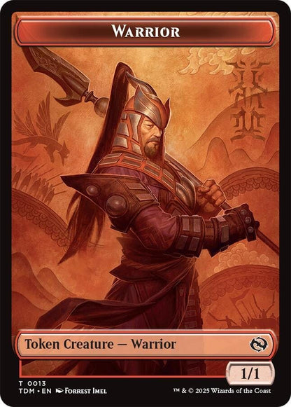 Dragon (0011) // Warrior Double-Sided Token T11