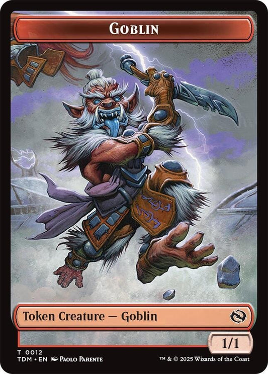 Goblin // Warrior Double-Sided Token T12