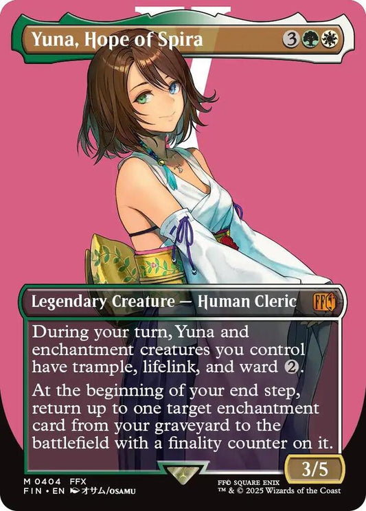 Yuna, Hope of Spira (Borderless) M0404