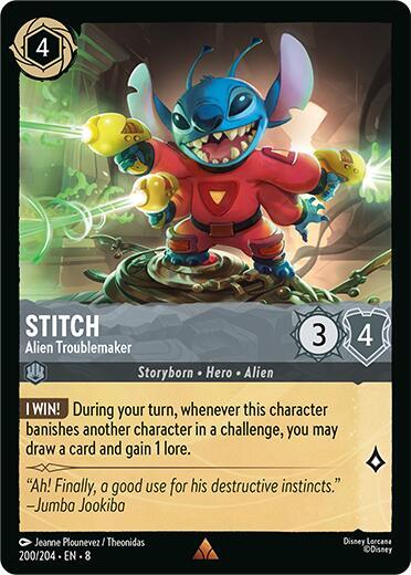 Stitch - Alien Troublemaker 200/204