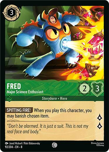 Fred - Major Science Enthusiast 92/204