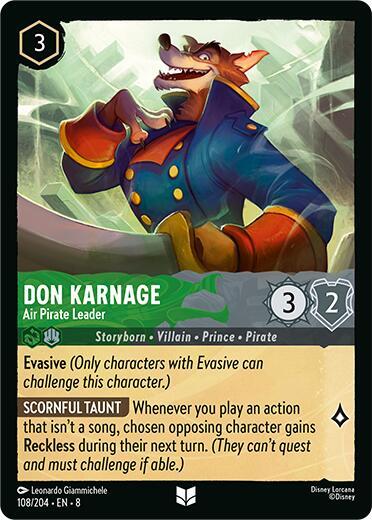 Don Karnage - Air Pirate Leader 108/204