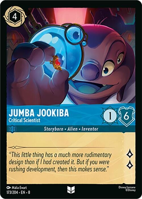 Jumba Jookiba - Critical Scientist 173/204
