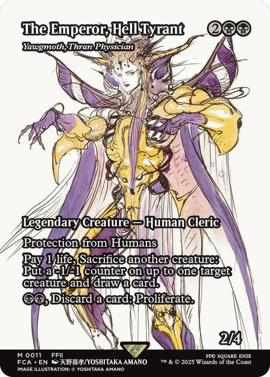 The Emperor, Hell Tyrant - Yawgmoth, Thran Physician (Showcase) M0011