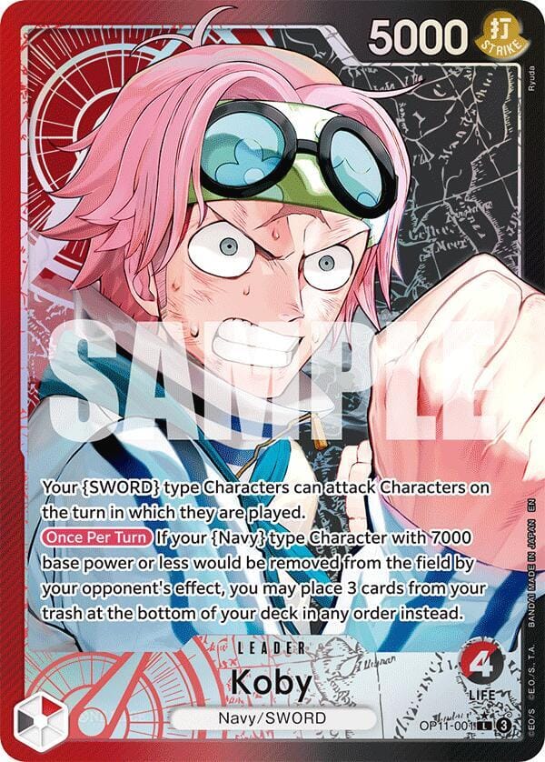Koby (001) (Alternate Art) OP11-001