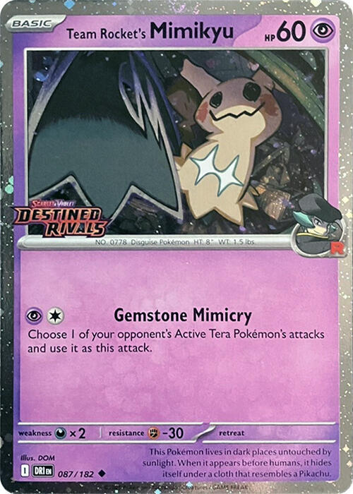 Mazo/Deck Team Rocket's Mimikyu (Prerelease)