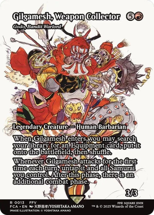 Gilgamesh, Weapon Collector - Godo, Bandit Warlord (Showcase) R13