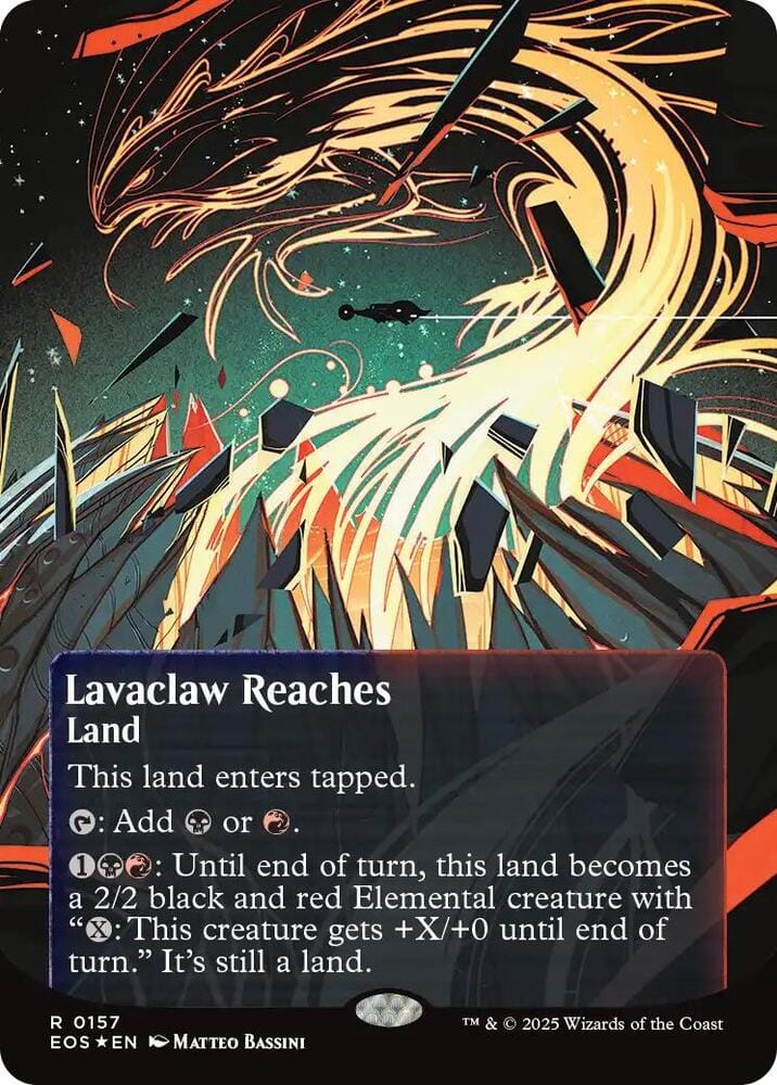 Lavaclaw Reaches (Borderless)(Galaxy Foil) R157