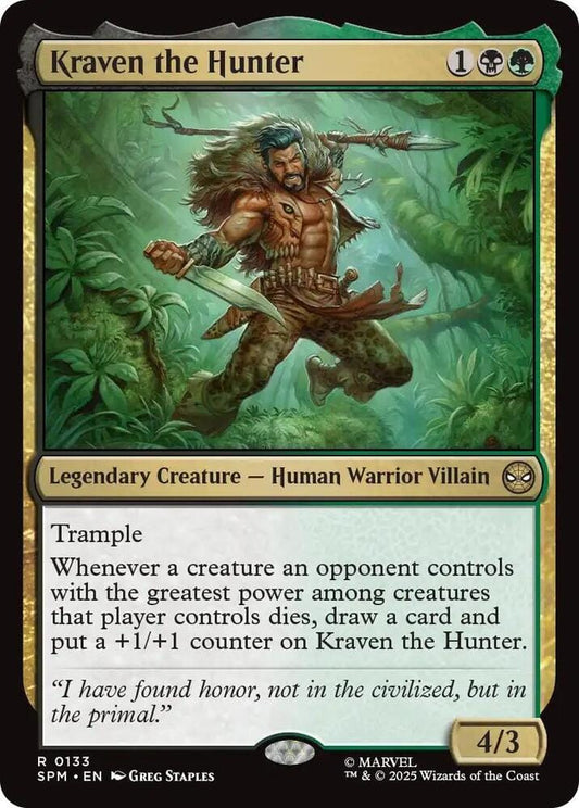 Kraven the Hunter R133