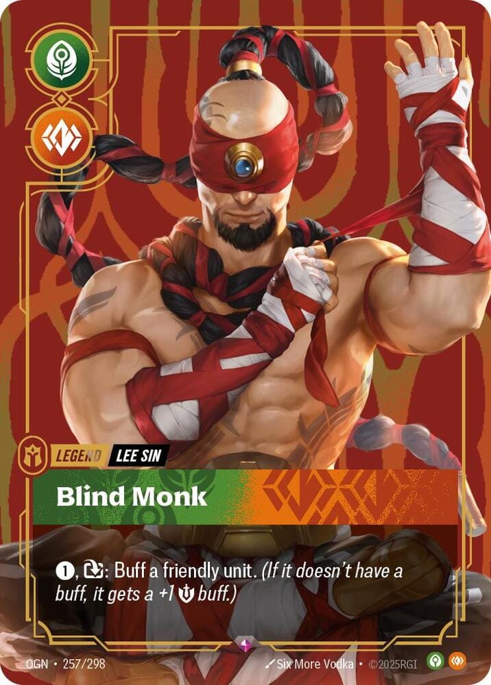 Lee Sin, Ascetic 257/298 - Riftbound Organized Play Promotional Cards (OPP)