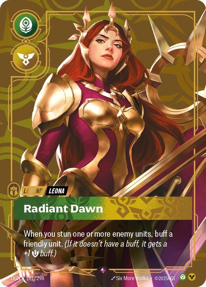 Leona, Radiant Dawn 261/298 Riftbound Organized Play Promotional Cards (OPP)