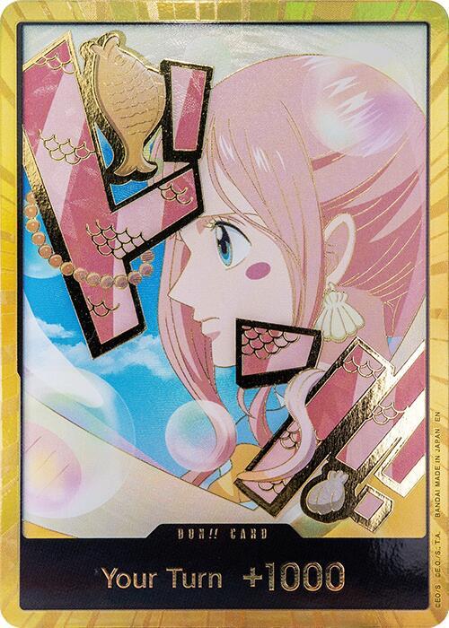DON!! Card (Shirahoshi) (Gold)