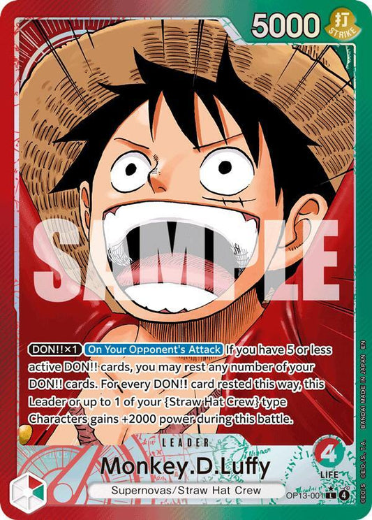 Monkey.D.Luffy (001) (Alternate Art) OP13-001