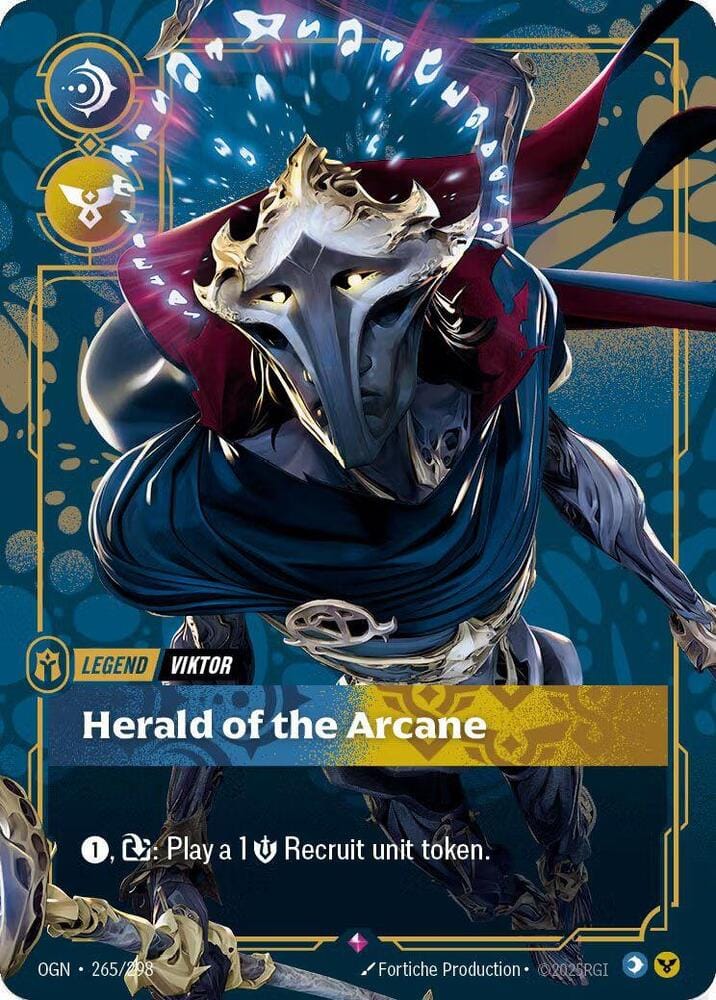 Viktor, Herald of the Arcane 265/298 Riftbound Organized Play Promotional Cards (OPP)