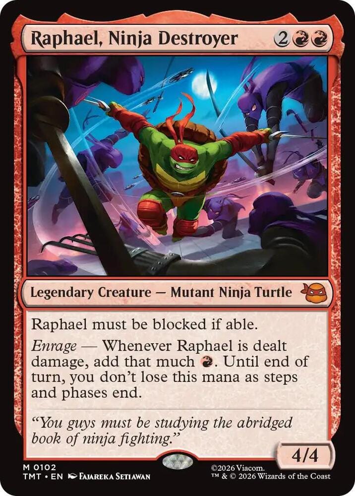 Raphael, Ninja Destroyer M0102