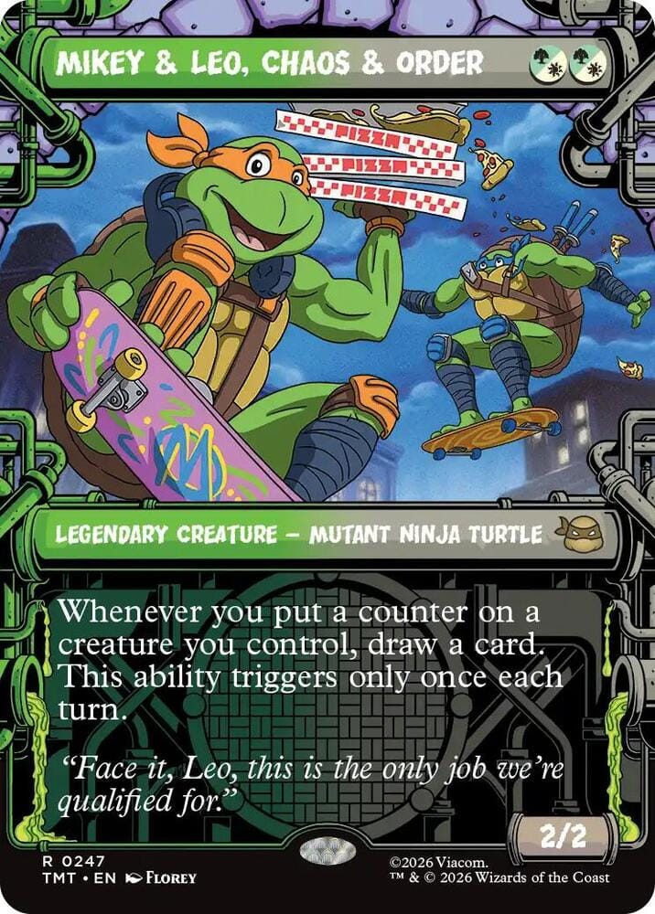 Mikey & Leo, Chaos & Order (Showcase) R0247
