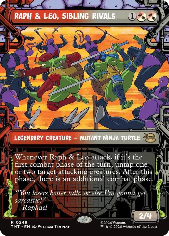 Raph & Leo, Sibling Rivals (Showcase) R0249
