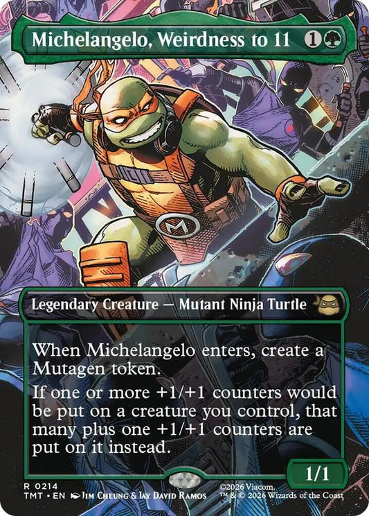 Michelangelo, Weirdness to 11 (Borderless) R0214