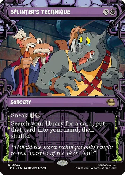 Splinter's Technique (Showcase) R0233