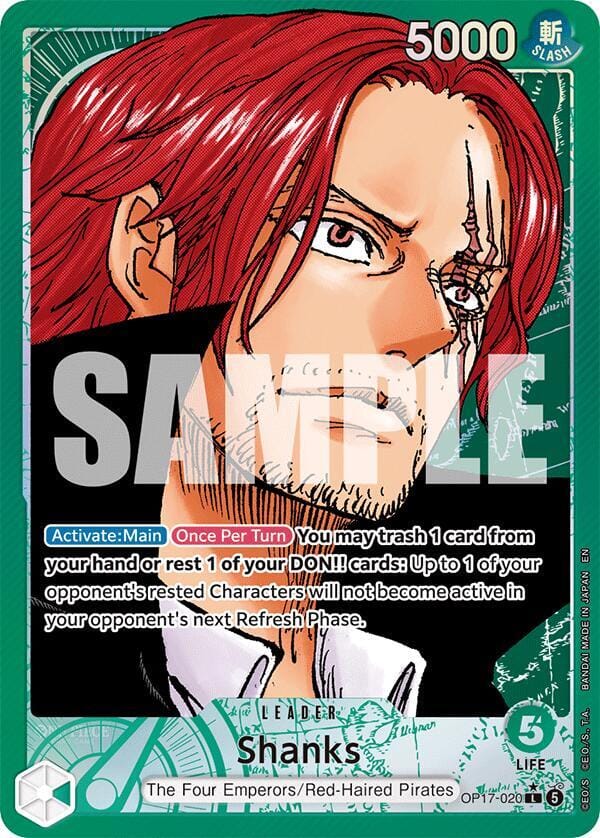 Shanks(Alternate Art) OP17-020