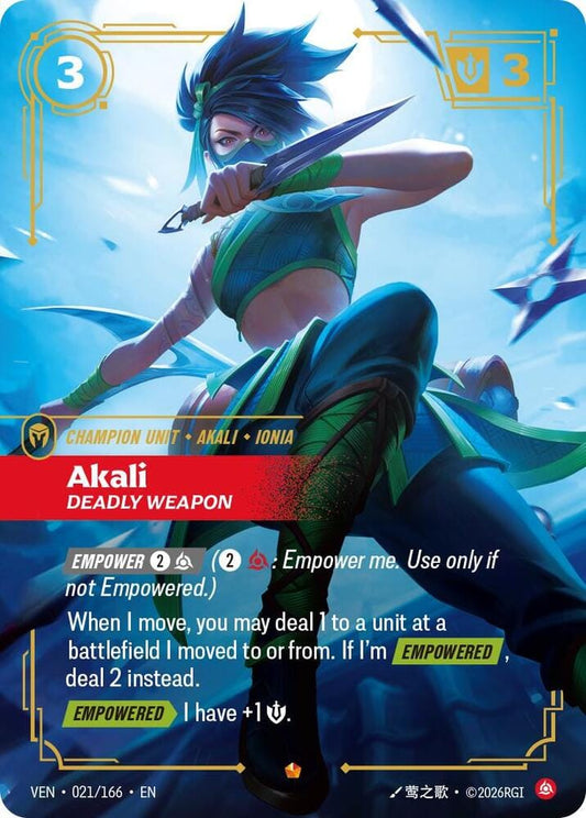 Akali - Deadly Weapon - 021/166
