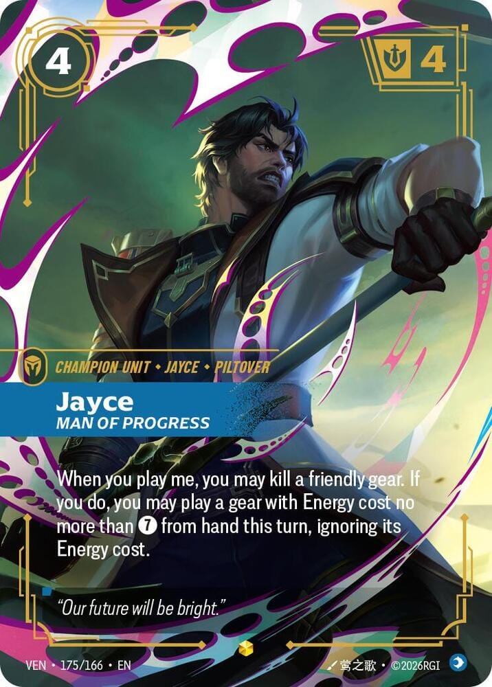 Jayce - Man of Progress (Overnumbered) - 175/166