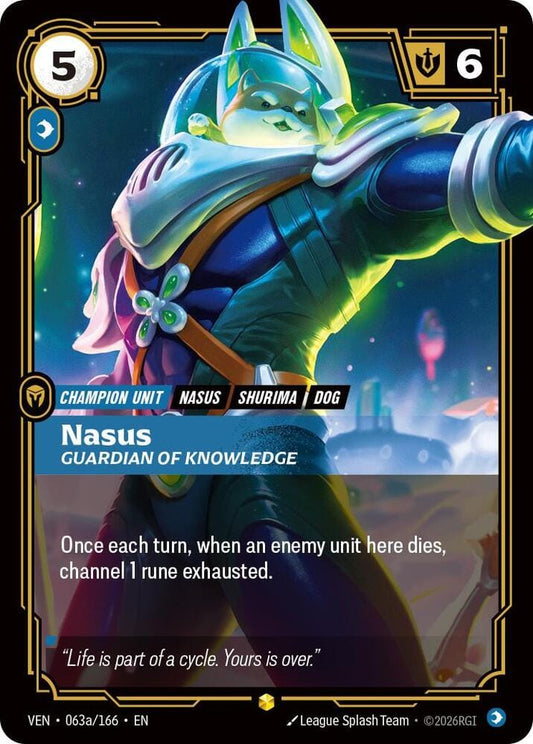 Nasus - Guardian of Knowledge (Alternate Art) - 063a/166